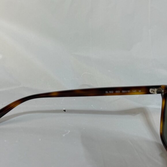 Saint Laurent Acetate Cat Eye II SL502 003 Tortoise 56-16-145 NWOT - Picture 11 of 12